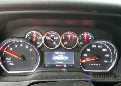 2022 Chevrolet Silverado Ltd K1500 Rst z USA, uszkodzony, nr VIN 1GCUYEED7NZ192166